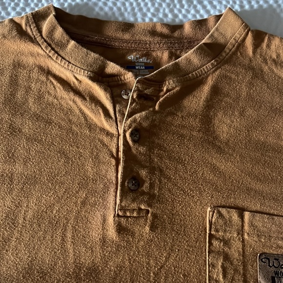 Walls Work Wear Short Sleeve Button Shirt L - Picture 3 of 5